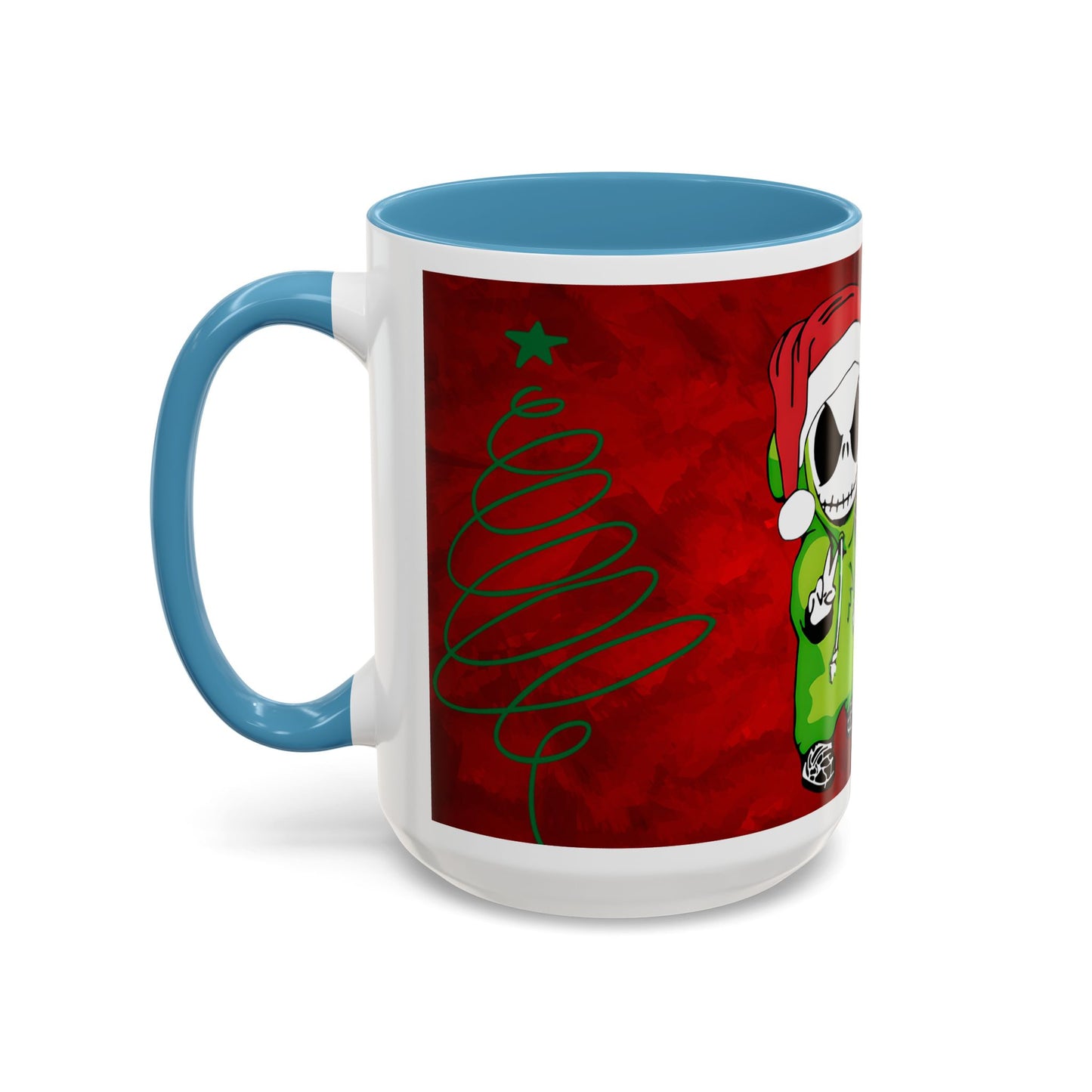Grinch Jack Skellington Christmas Mug | Accent Coffee Mug
