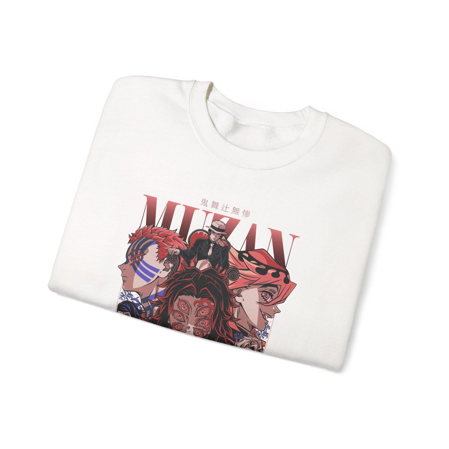 Demon Slayer Character Collage Sweatshirt | Anime Graphic Crewneck