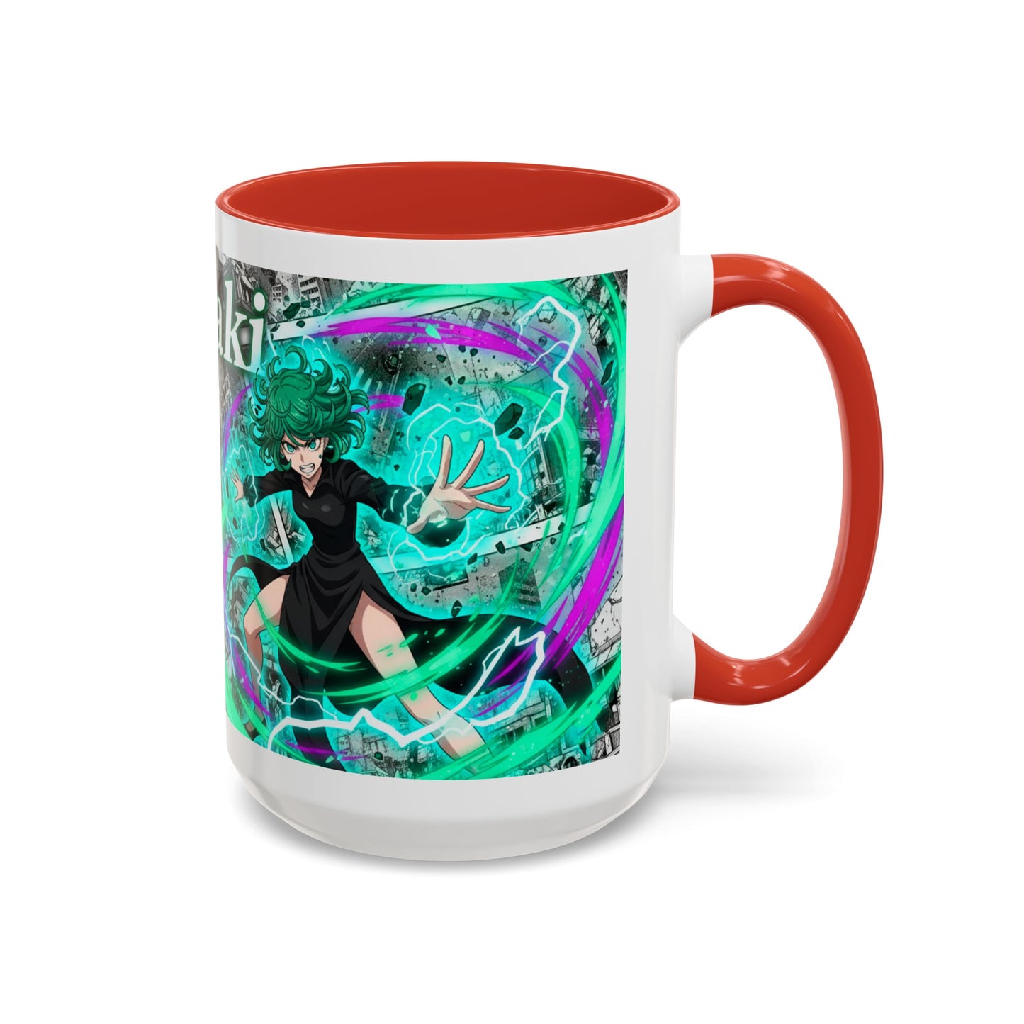 Accent Coffee Mug - Anime Girl Psychic Power Design (11/15oz)