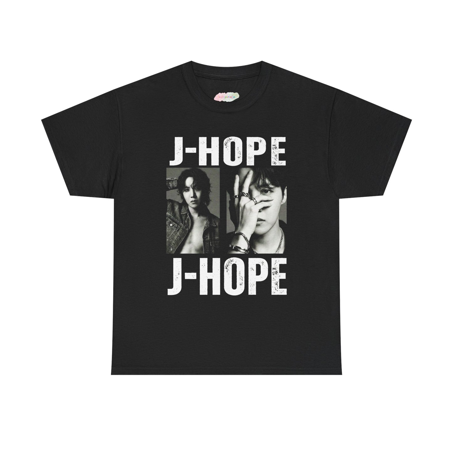 J-HOPE Photo Collage Tee | Black Graphic T-Shirt, BTS Shirt