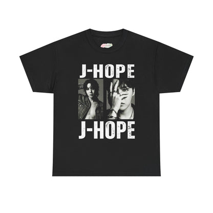 J-HOPE Photo Collage Tee | Black Graphic T-Shirt, BTS Shirt
