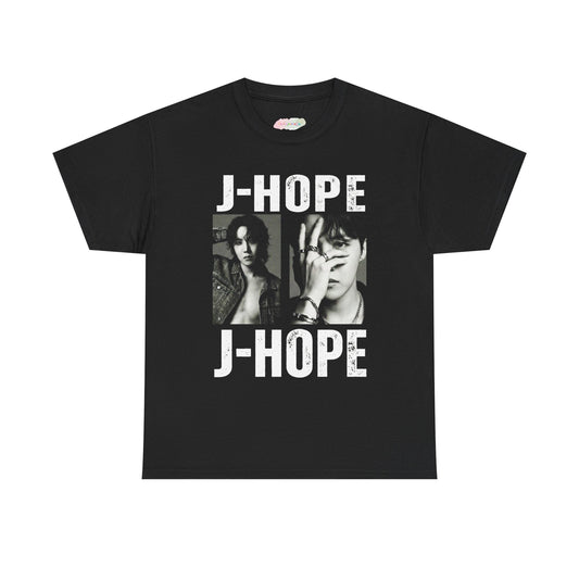 J-HOPE Photo Collage Tee | Black Graphic T-Shirt, BTS Shirt