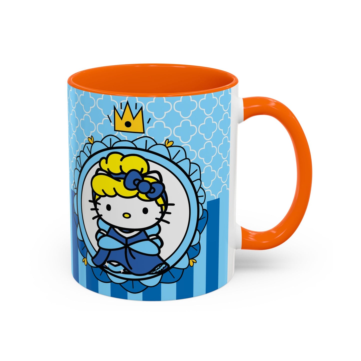 Princess Kitty Portrait Mug | Accent Coffee Mug