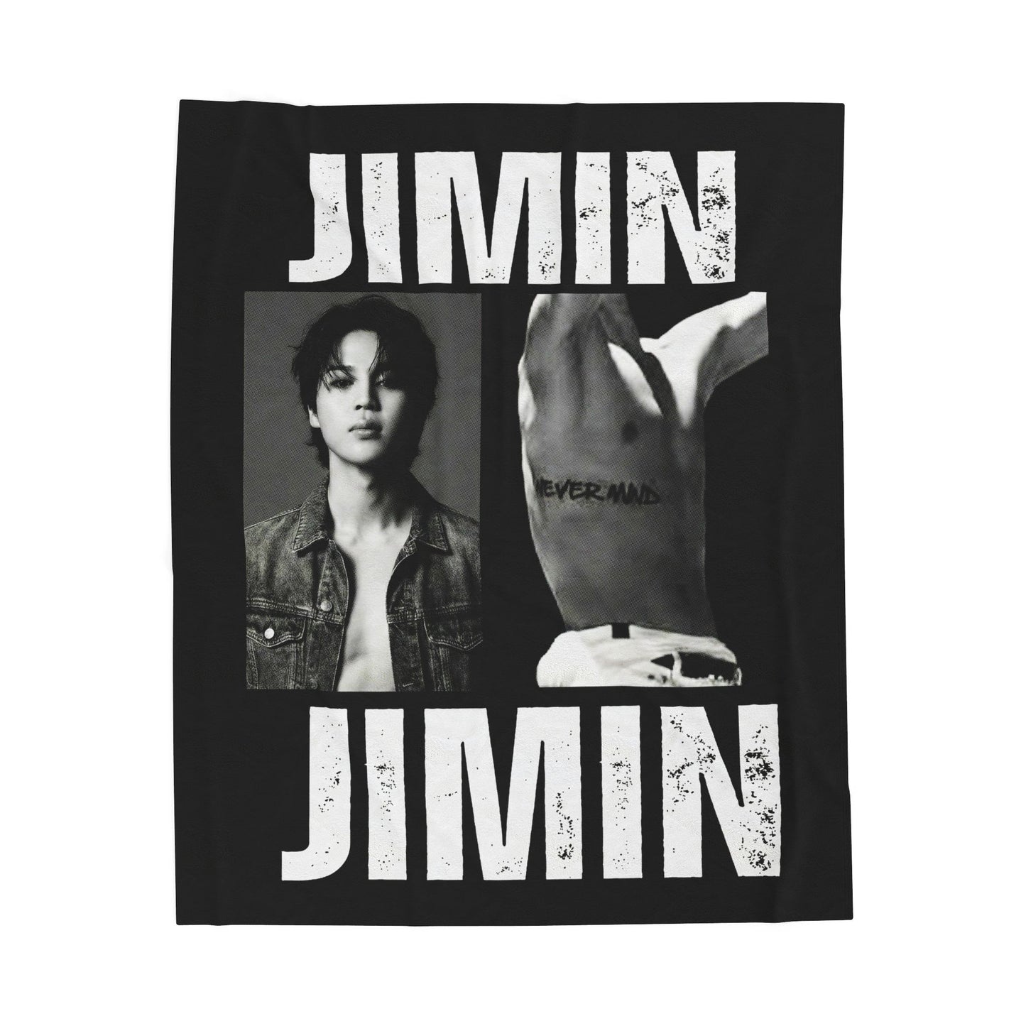 Jimin Photo Collage Blanket | K-Pop Jimin Throw