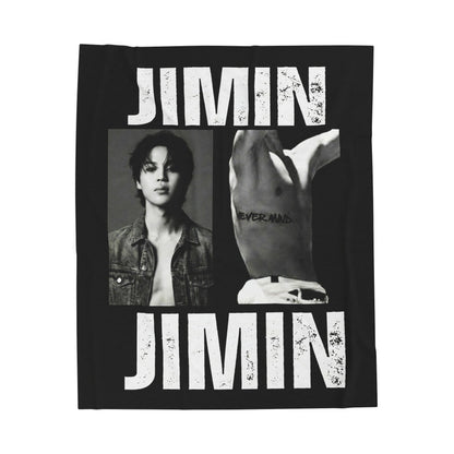 Jimin Photo Collage Blanket | K-Pop Jimin Throw