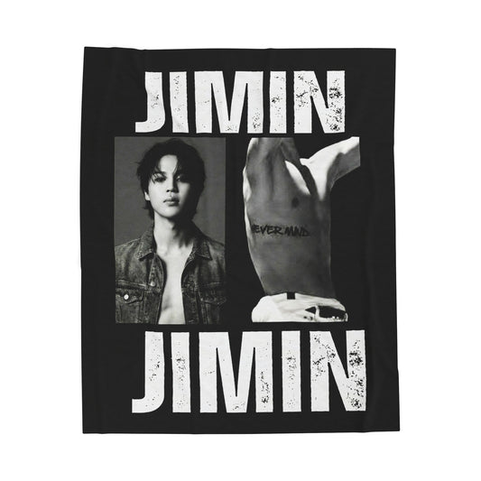 Jimin Photo Collage Blanket | K-Pop Jimin Throw