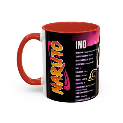 Naruto Shippuden Ino Anime Accent Coffee Mug — 11/15oz
