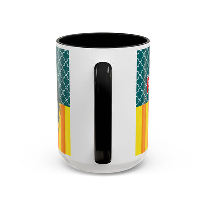 Redheaded Princess Kitty Accent Coffee Mug | Cute Cat Princess Design