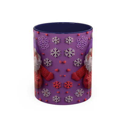 Knit Santa Pattern Mug | Accent Coffee Mug