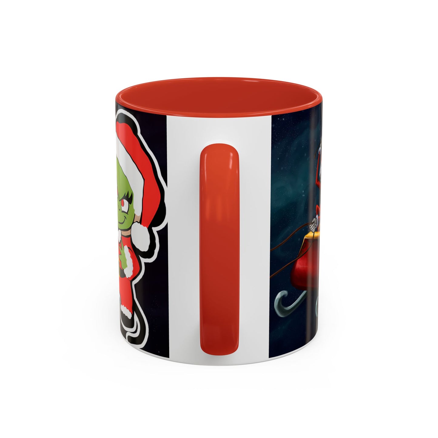 Grinch Jack Skellington Christmas Mug | Accent Coffee Mug