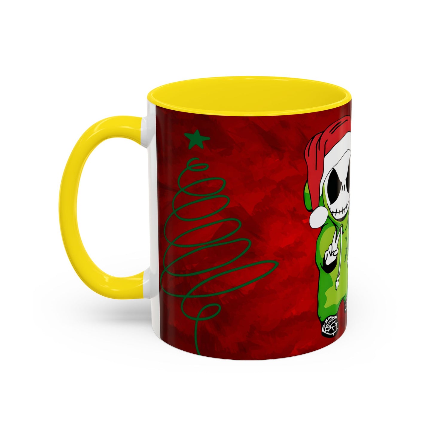 Grinch Jack Skellington Christmas Mug | Accent Coffee Mug