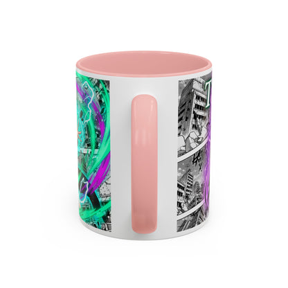 Accent Coffee Mug - Anime Girl Psychic Power Design (11/15oz)