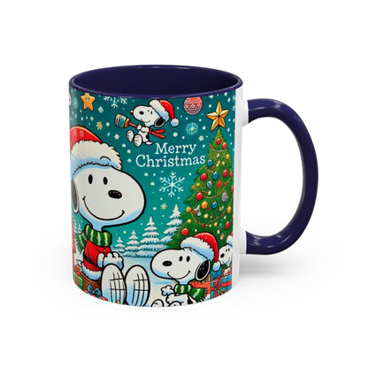 Beagle Christmas Mug | Accent Coffee Mug