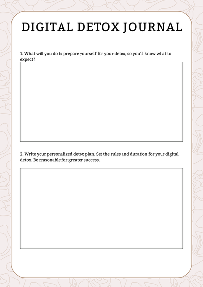 Switch Off Journal | Digital Download