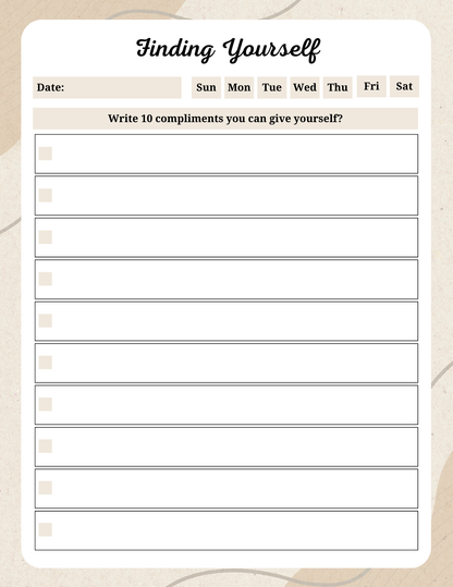 Self-Discovery Journal | Digital Download