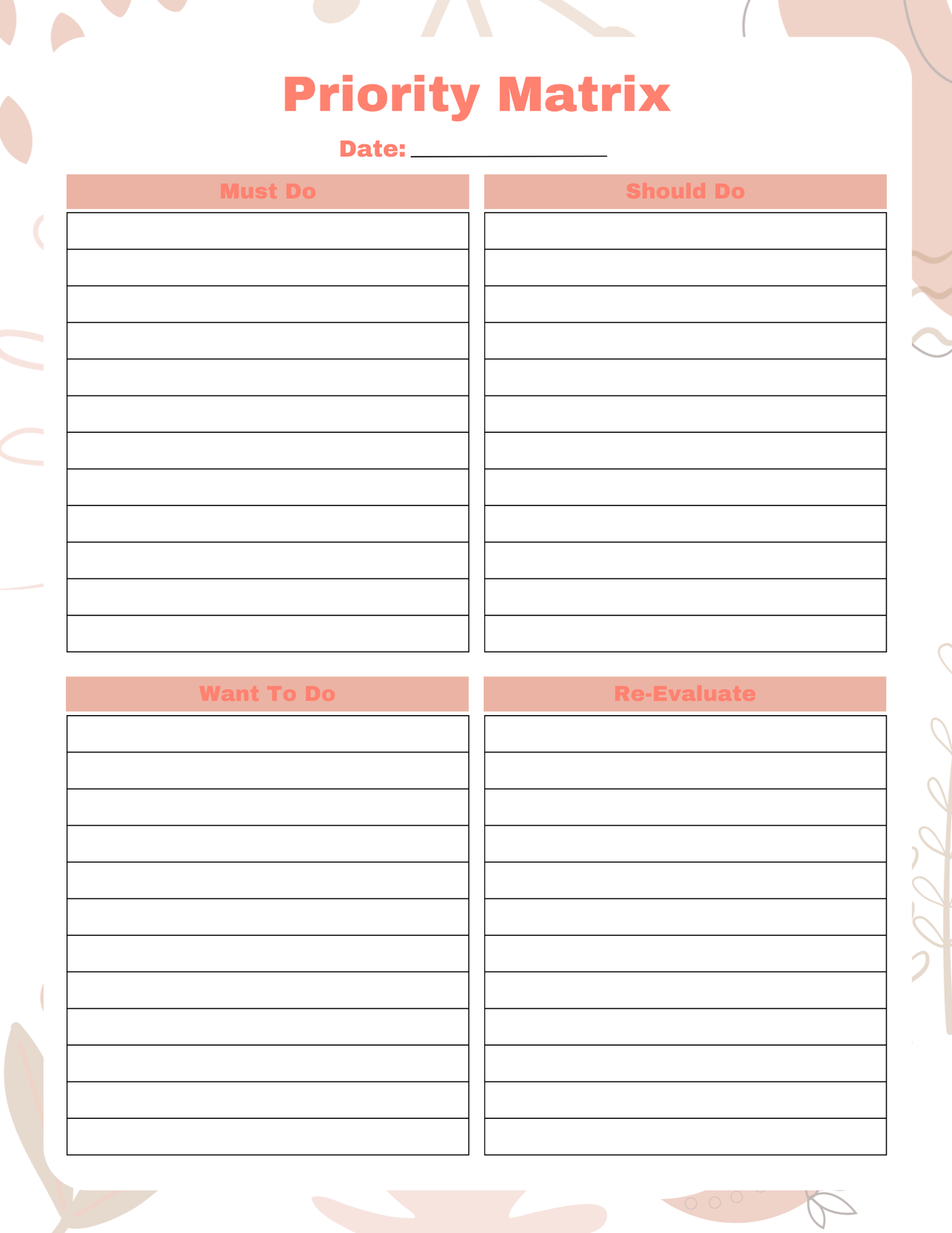 Brain Dump Bundle | Digital Download