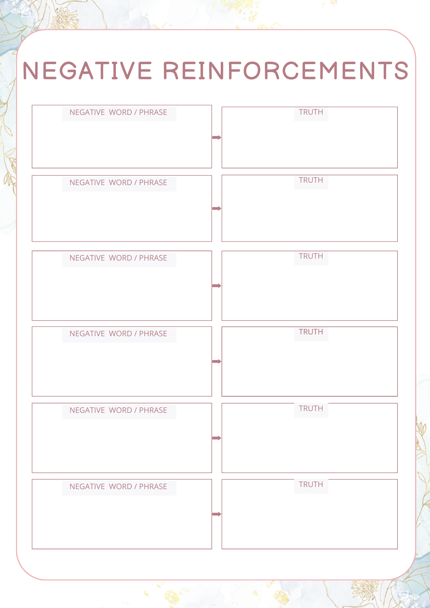 Self Confidence Planner | Digital Download