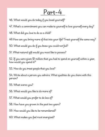 115 Deep Mental Prompts | Digital Download