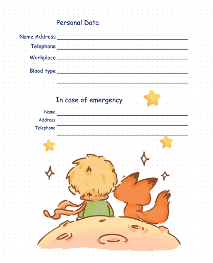Little Prince Inspired 2026 Planner | Digital Download
