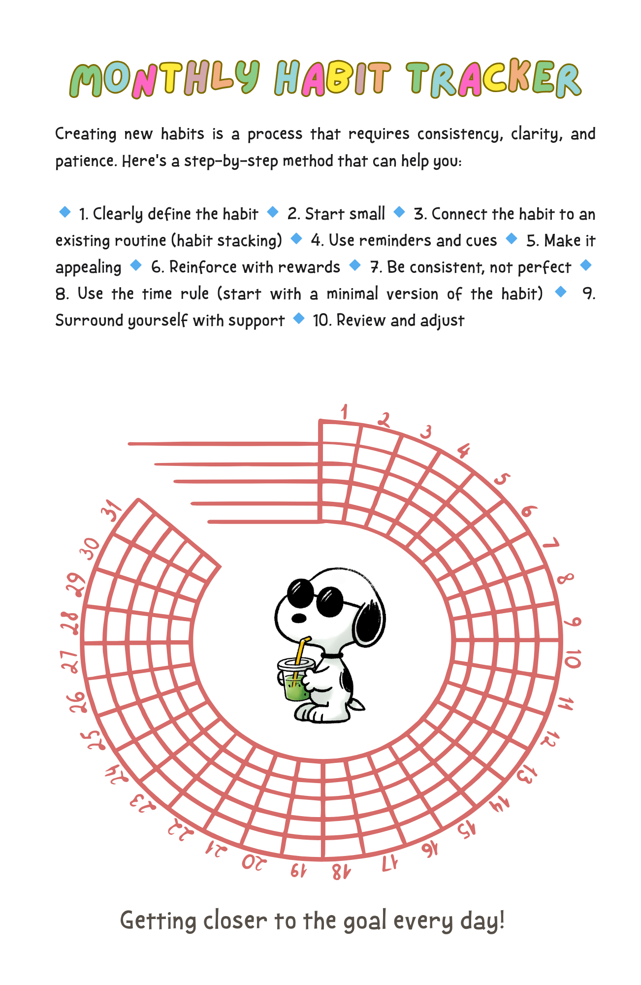 Snoopy Inspired 2026 Planner v3 | Digital Download