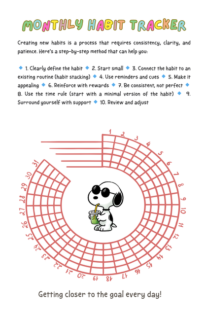 Snoopy Inspired 2026 Planner v3 | Digital Download