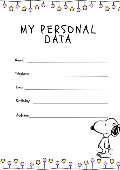 Snoopy Inspired 2026 Planner | Digital Download