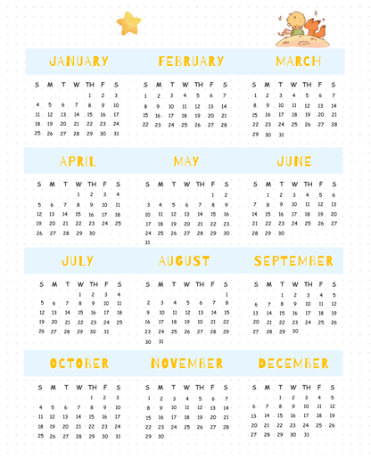 Little Prince Inspired 2026 Planner | Digital Download