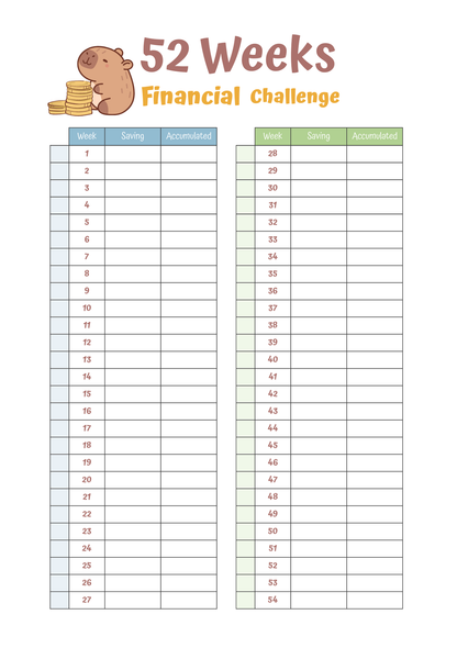 Capybara 2026 Planner | Digital Download