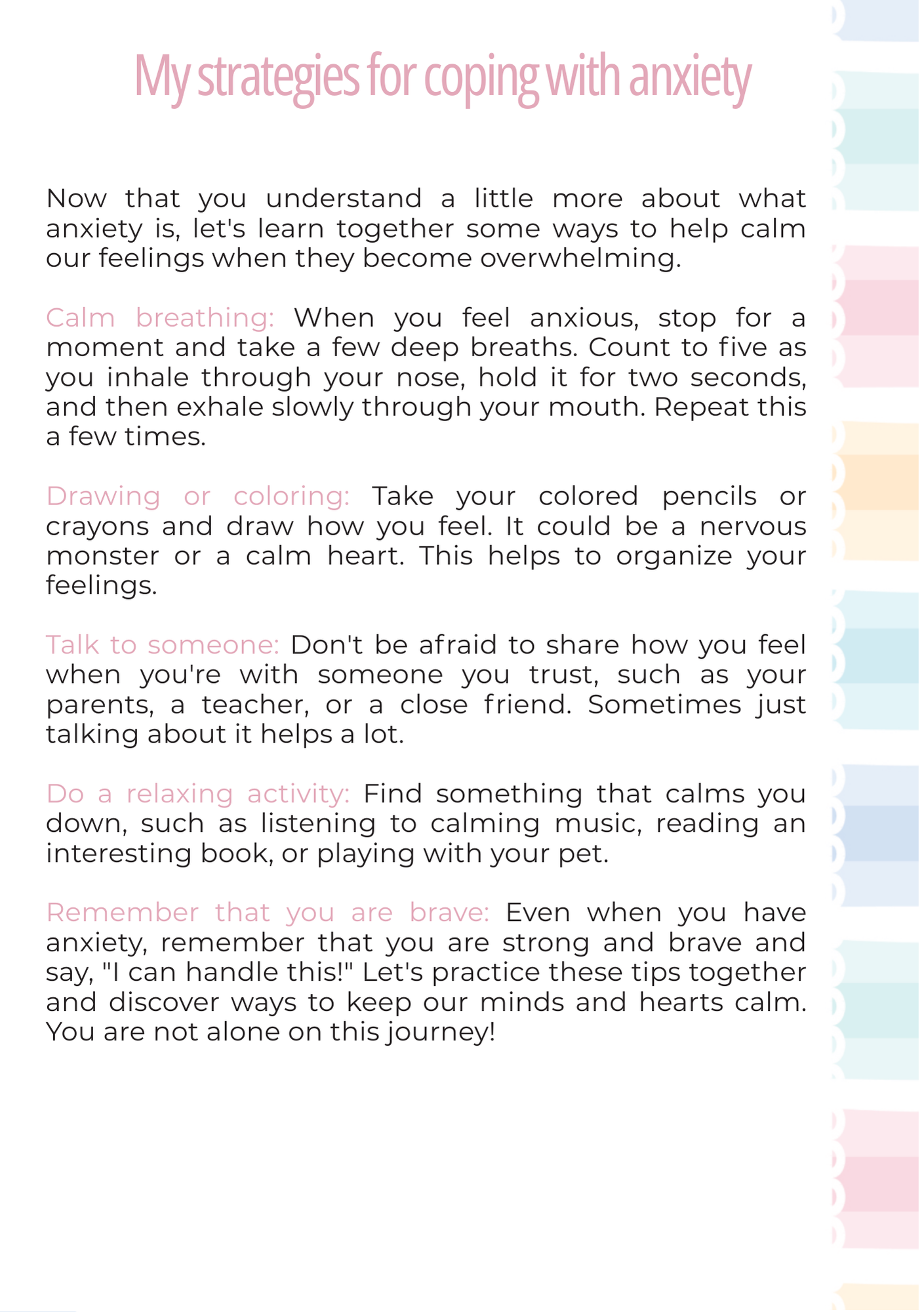 Emotions Diary - Inside Out Inspired | Digital Download
