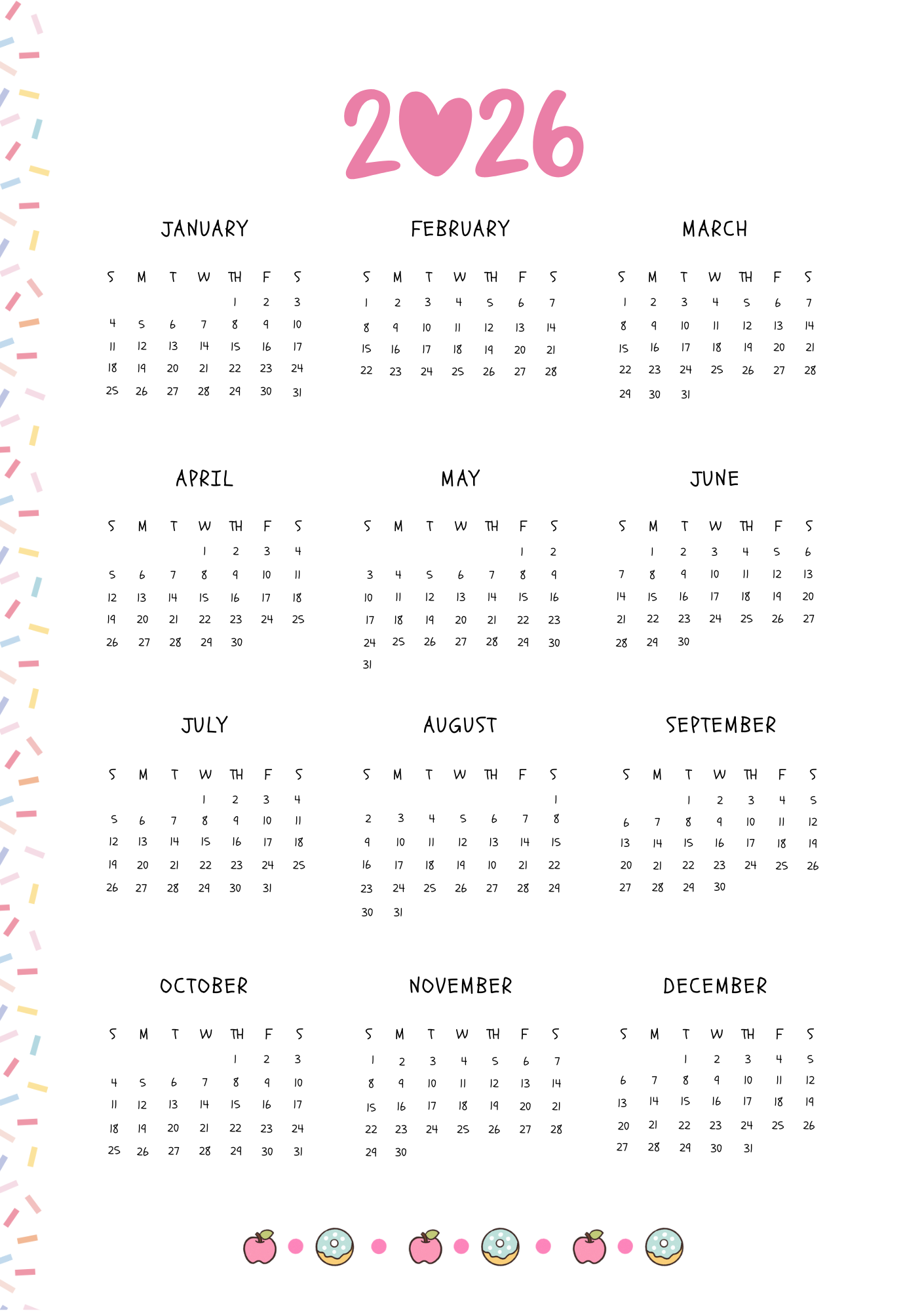 Pink Cat Inspired 2026 Planner | Digital Download