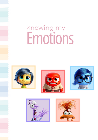 Emotions Diary - Inside Out Inspired | Digital Download