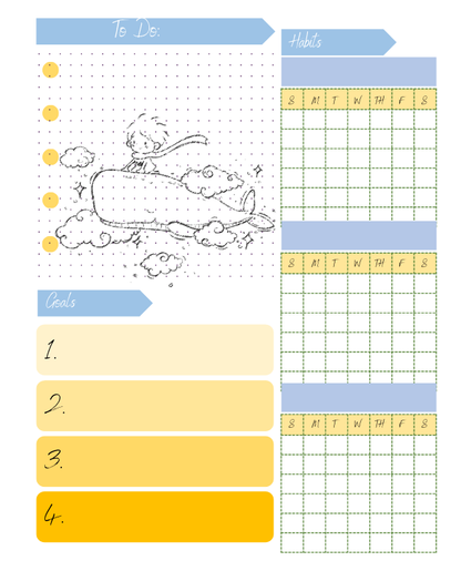 Little Prince Inspired 2026 Planner | Digital Download