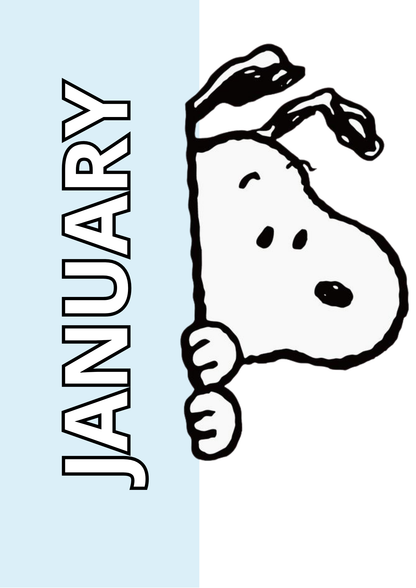 Snoopy Inspired 2026 Planner | Digital Download