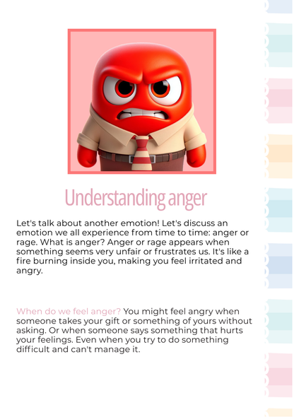 Emotions Diary - Inside Out Inspired | Digital Download