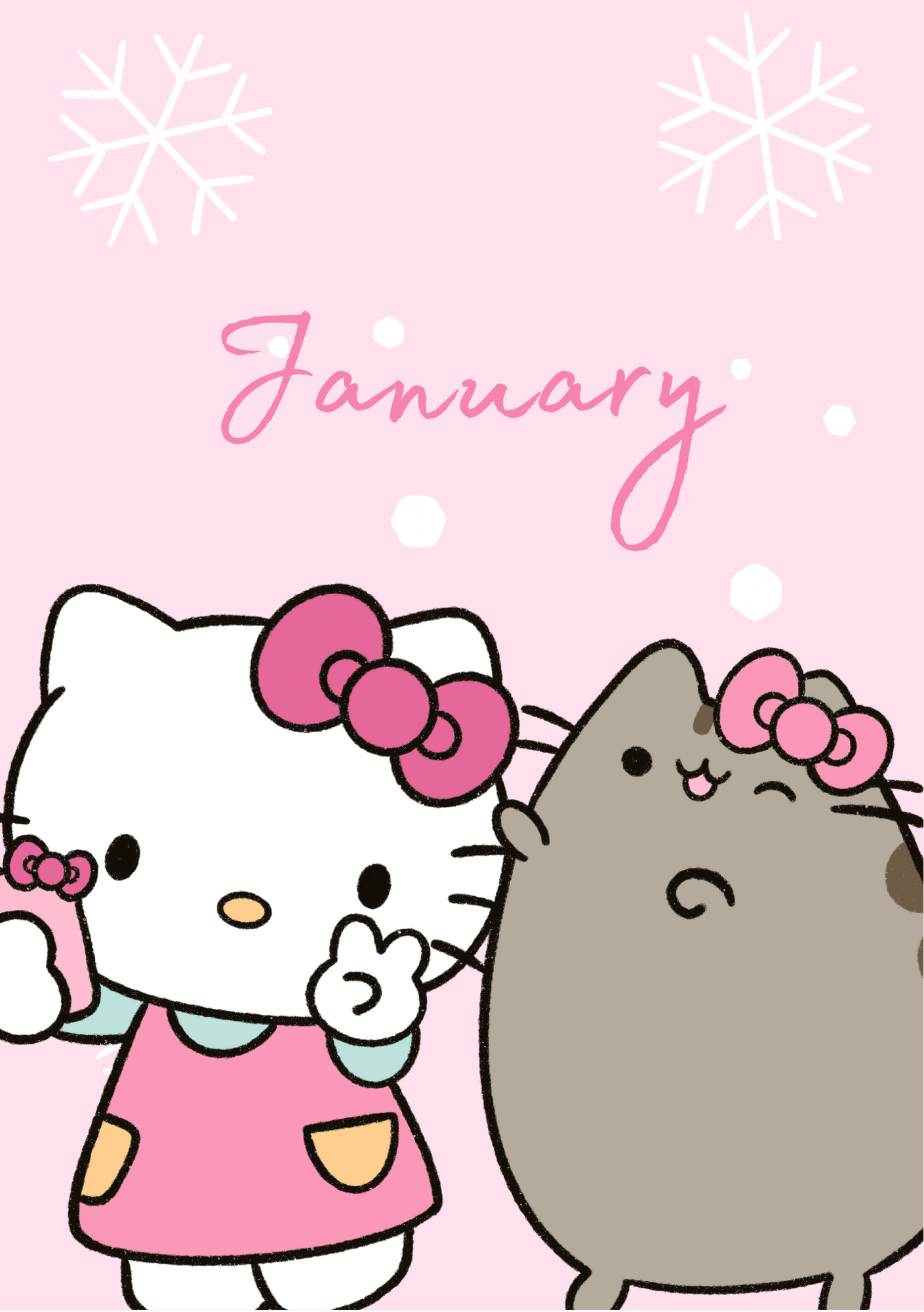 Pink Cat Inspired 2026 Planner | Digital Download