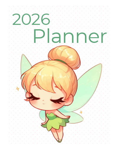 2026 Fairy & Pixie-Inspired Planner – PDF Download | Magical Forest Aesthetic | No Hyperlinks • Printable or Digital Use