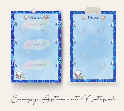 Beagle Astronaut Notepad (50 pages)