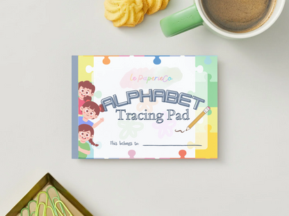 Alphabet Tracing Pad - Jigsaw Theme | Digital Download
