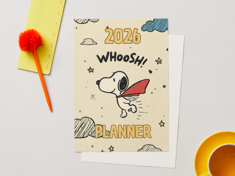 Snoopy Inspired 2026 Planner | Digital Download