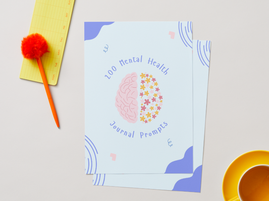 200 Mental Health Prompts Journal | Digital Download