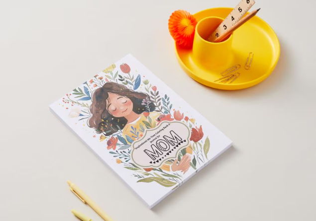 Inspirational Me-Time Coloring Book & Journal for Mom